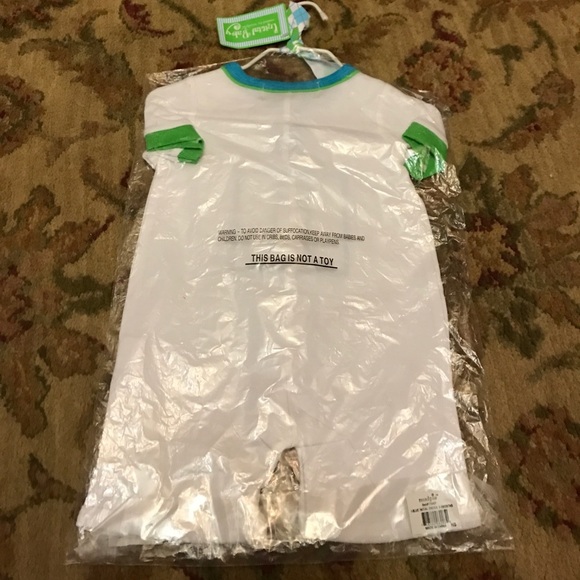 Mudpie initial baby Onesie Letter I New - Picture 3 of 3